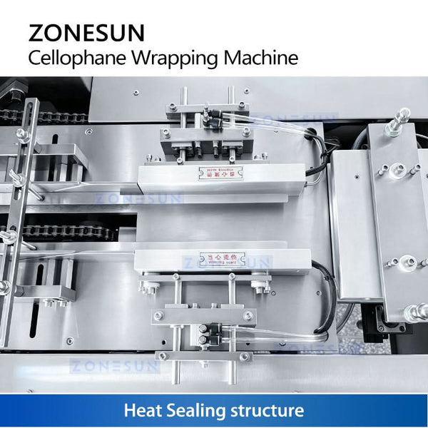 ZONESUN ZS-BT220 Automatic Cellophane Overwrapping Machine for Perfume Cosmetic Box
