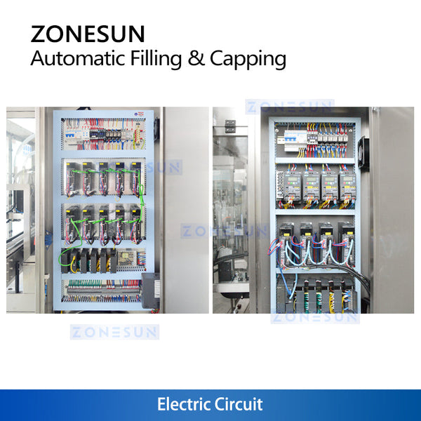 ZONESUN ZS-AFC24VT High-Speed Tracking Filling and Capping Production Line Continuous Packaging System