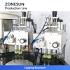 ZONESUN ZS-AFCL5 Automatic Small Bottle Filling Capping and Labeling Production Line