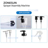 ZONESUN ZS-WIM06 Dip Tube Cutting and Inserting Machine Lotion Pump Assembly Machine