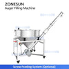 ZONESUN ZS-FM750F Servo-driven Auger Powder Filling Machine for Protein Powder Spices Flour