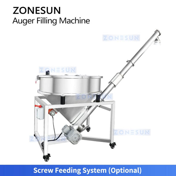 ZONESUN ZS-FM750F Servo-driven Auger Powder Filling Machine for Protein Powder Spices Flour