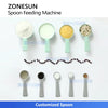 ZONESUN ZS-SF01 Automatic Scoop Feeding Machine with Vibratory Bowl for Milk Powder Protein Powder Bottle Can Packaging