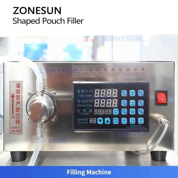 ZONESUN ZS-PL240YX Custom Pouch Filling and Sealing Machine Film Forming Packaging Machine