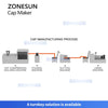 ZONESUN ZS-CCM32 Cap Making Machine 32 Cavity Cap Compression Molding Machine