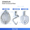 ZONESUN ZS-BM60 Multi-functional Food Mixer Stainless Steel Bowl for Baking Dough Kneading
