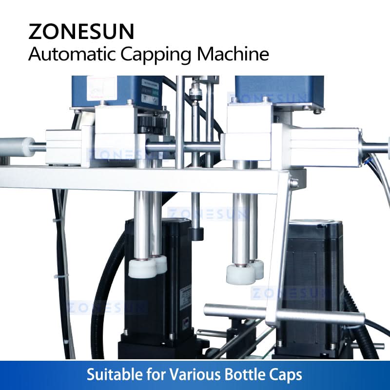 Container Cappers ZONESUN Jerry Can Capping Machine F-style Container Capper with Cap Fe ...