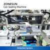ZONESUN ZS-AFK500 Industrial In-line Vacuum & Nitrogen Flushing Capping System for Aluminum Caps