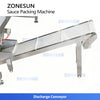 ZONESUN ZS-RPFS120X Automatic Salad Dressing Filling and Sealing Machine Sauce Mayonnaise Filler Sealer