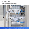 ZONESUN ZS-FS500K4 Multi-Lane Volumetric Cup Granule Packaging Machine with Vacuum Loader