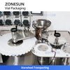 ZONESUN ZS-AFY1 Automatic 10 Heads Peristaltic Pump Vial Filling and Capping Machine Monoblock Machine