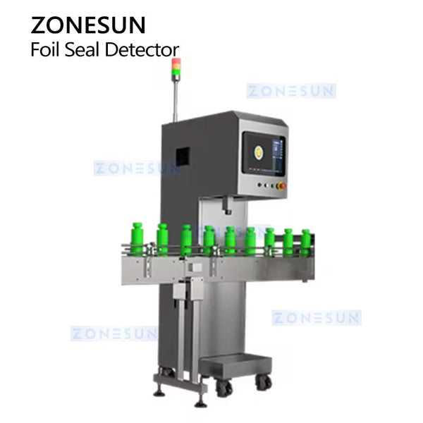 ZONESUN ZS-FKC15 Aluminum Foil Seal Inspection Machine Non-Destructive Seal Inspection Foil Seal Detector