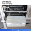 ZONESUN ZS-PK980 Automatic Soap Film Wrapping Machine for Bar Soap Packaging