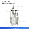 ZONESUN ZS-FM30L Automatic Dust-Free Vacuum Powder Filling Machine for Ultra-Fine Non-Free Flowing Powder