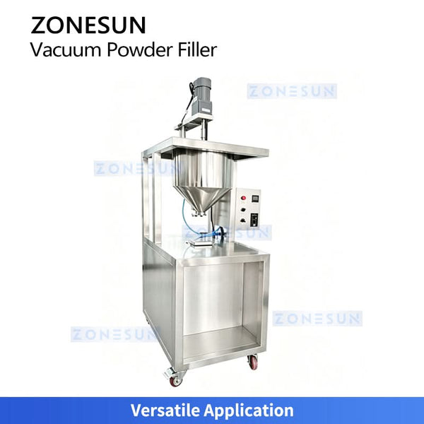ZONESUN ZS-FM30L Automatic Dust-Free Vacuum Powder Filling Machine for Ultra-Fine Non-Free Flowing Powder