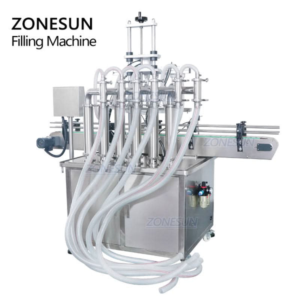 ZONESUN ZS-YT6T-6Y Automatic Pneumatic Liquid Piston Filling Machine（SPECIAL OFFER）