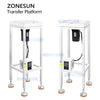 ZONESUN ZS-LP10 Right Angle Transfer Corner Turning Conveyor Bottle Direction Changer For Production Line