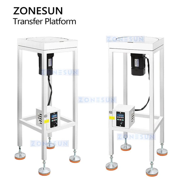 ZONESUN ZS-LP10 Right Angle Transfer Corner Turning Conveyor Bottle Direction Changer For Production Line