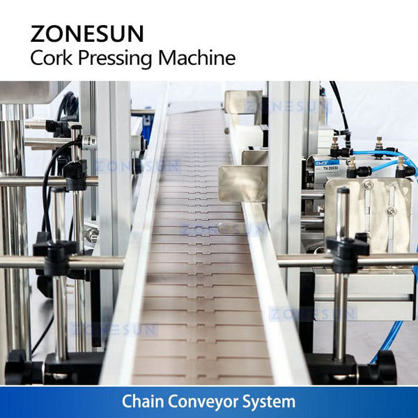 Zonesun ZS-XG16D1 Wine Bottle Corking Machine with Automatic Cap Feed