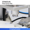 ZONESUN ZS-AFC20C Double-Head Peristaltic Pump Nasal Spray Filling and Capping Machine
