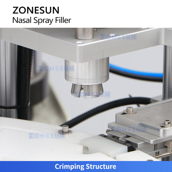 ZONESUN ZS-AFC20C Double-Head Peristaltic Pump Nasal Spray Filling and Capping Machine