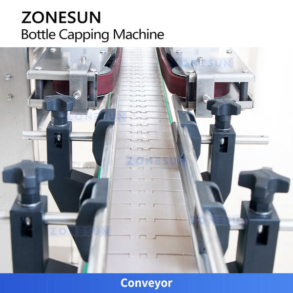 ZONESUN ZS-XG440B Automatic Continuous Motion Inline Capping Machine for Bottle Screw Caps