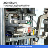 ZONESUN ZS-VTXG3 Automatic Double-Head Tracking Capping Machine for Lotion Pumps Trigger Sprays
