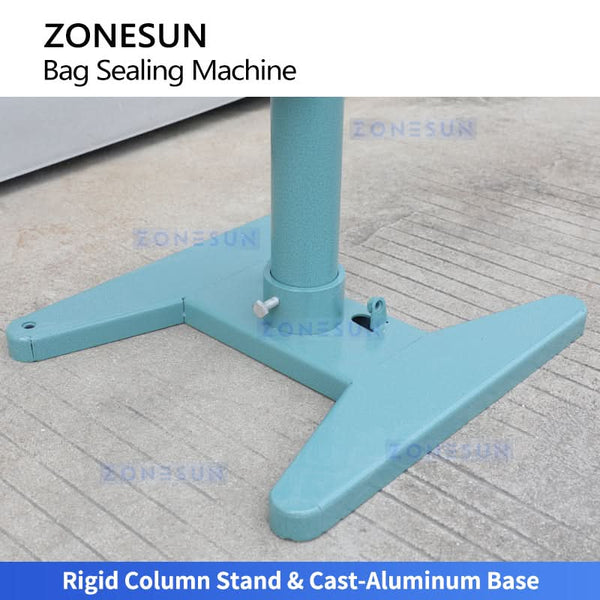 ZONESUN ZS-FK200 Pneumatic Direct Heat Sealer Mylar Foil Pouches Bag Sealing Machine