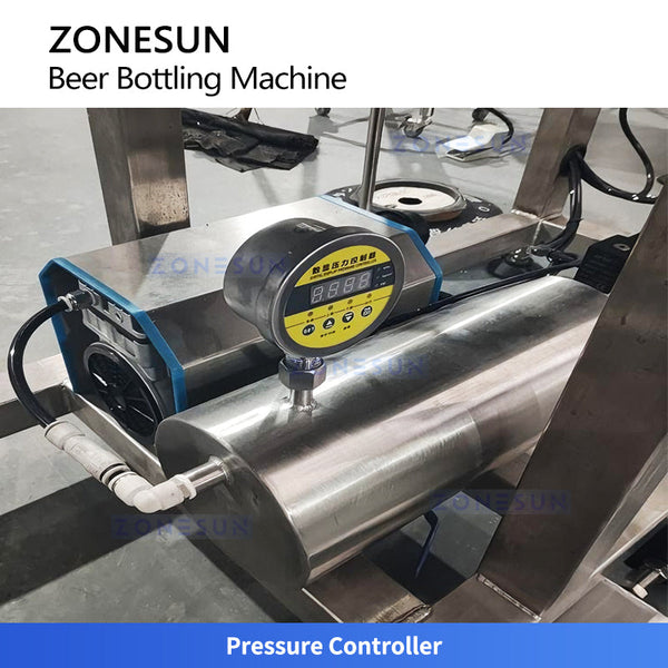 ZONESUN ZS-CFC5 Semi Automatic Beer Filling and Capping Machine for Craft Breweries