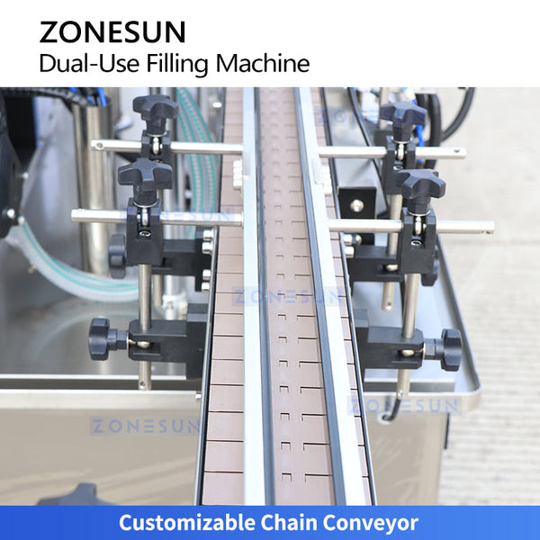 ZONESUN ZS-SVGT4D Automatic Servo-Driven Liquid Paste Filling Machine Cream Lotion Honey
