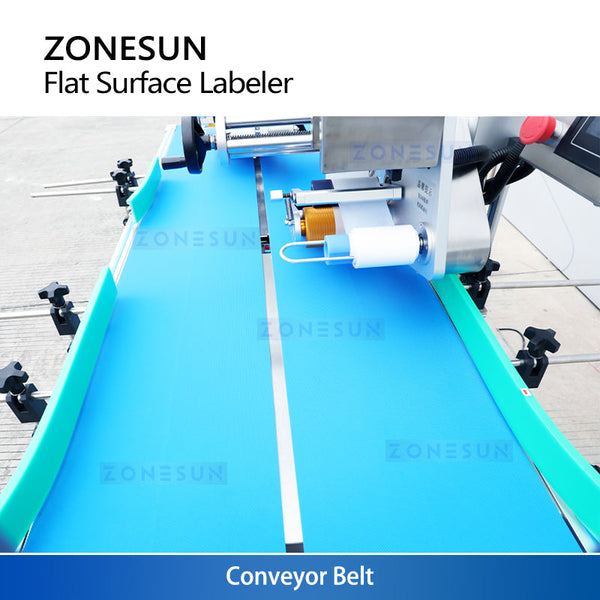 ZONESUN ZS-TB160P2 Automatic Dual-Head Flat Surface Labeling Machine Double Label Applicator for Carton Bag