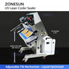 ZONESUN ZS-FR100LC Continuous Band Sealer with Laser Marking Machine for Mylar & Plastic Bags