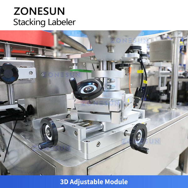 ZONESUN ZS-TB60S Stacked Dual-Side Labeling Machine for Multi-Pack Wet Wipes Bundle Pack Labeler