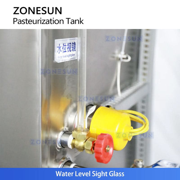 Zonesun ZS-PRT100L Customizable Dairy Pasteurizer Tank with Integrated Cooling System