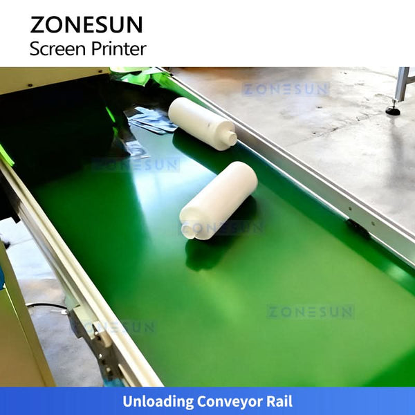 ZONESUN ZS-SWP2 Single Color Automatic Bottle Screen Printing Machine UV Screen Printer