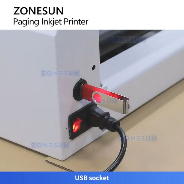 ZONESUN ZS-FYP5 Automatic Paging Machine with Date Coding Printer