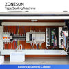 ZONESUN ZS-202F Round Box Top Edge Sealing Machine Wrap-around Taping & Labeling Machine