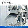 ZONESUN ZS-ZJ01 Industrial Screw Press Juicer Machine Automatic Spiral Juice Extractor for Fruits Vegetables Ginger