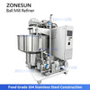 ZONESUN ZS-BM150 Commercial Chocolate Ball Mill Refiner Fine Grinder for Cocoa Nut Paste