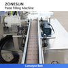 ZONESUN ZS-AFC19B Automatic Cream Filling Capping Machine with Rotor Pump High Viscosity Liquid Filler for Jars