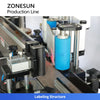 ZONESUN ZS-FAL180V2 Cosmetic Cream Production Line Servo Filling Automatic Capper Labeler