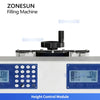 ZONESUN ZS-DTFP2 Dual-Head Gear Pump Thick Liquid Filling Machine for Sauce Cream Honey