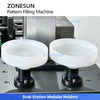 ZONESUN ZS-PGF5 Automatic Dual-Head Piston Swirl Filling Machine for Capsule Cream Pearl Bead Gel