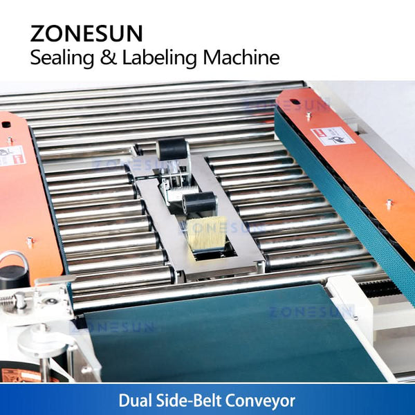 ZONESUN ZS-FKC4650S Automatic Carton Sealing and Labeling Machine