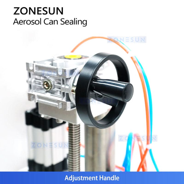 Zonesun ZS-YG25P Pneumatic Aerosol Spray Can Crimping Machine Pneumatic Capping Tool