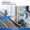 Автоматическая пневматическая машина для розлива ZONESUN с шестью головками, серводвигатель, моющее средство, вязкая паста, шампунь, кетчуп ZS-YT6T-6PX 