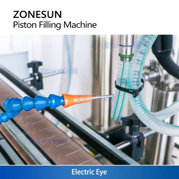 Автоматическая пневматическая машина для розлива ZONESUN с шестью головками, серводвигатель, моющее средство, вязкая паста, шампунь, кетчуп ZS-YT6T-6PX 