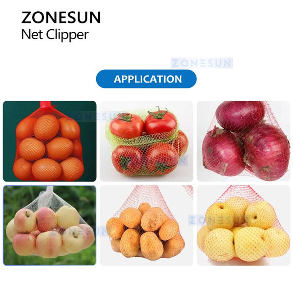 ZONESUN ZS-50DS Manual Net Clipping Machine Food Baler