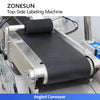 ZONESUN ZS-TB163PO Automatic Top Labeling Machine with Real-Time Printing System Integrated Print & Apply