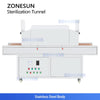 Zonesun ZS-UVS2 UV Sterilization Oven UV Sterilizer for Food Bottle UV Cleaning System